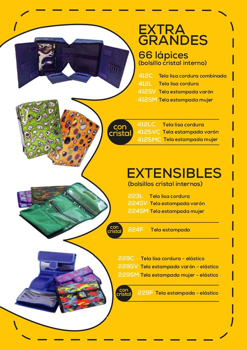 Canoplas extragrandes y extensibles