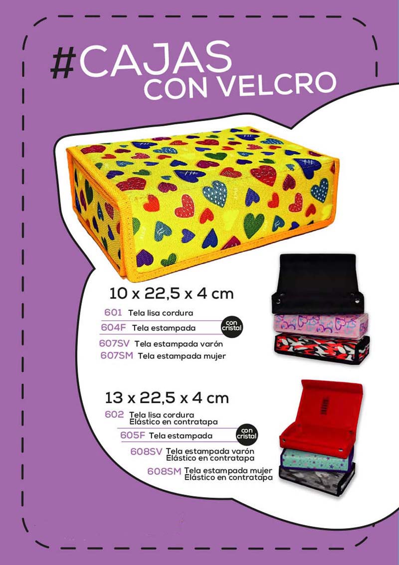 Cajas con velcro 01